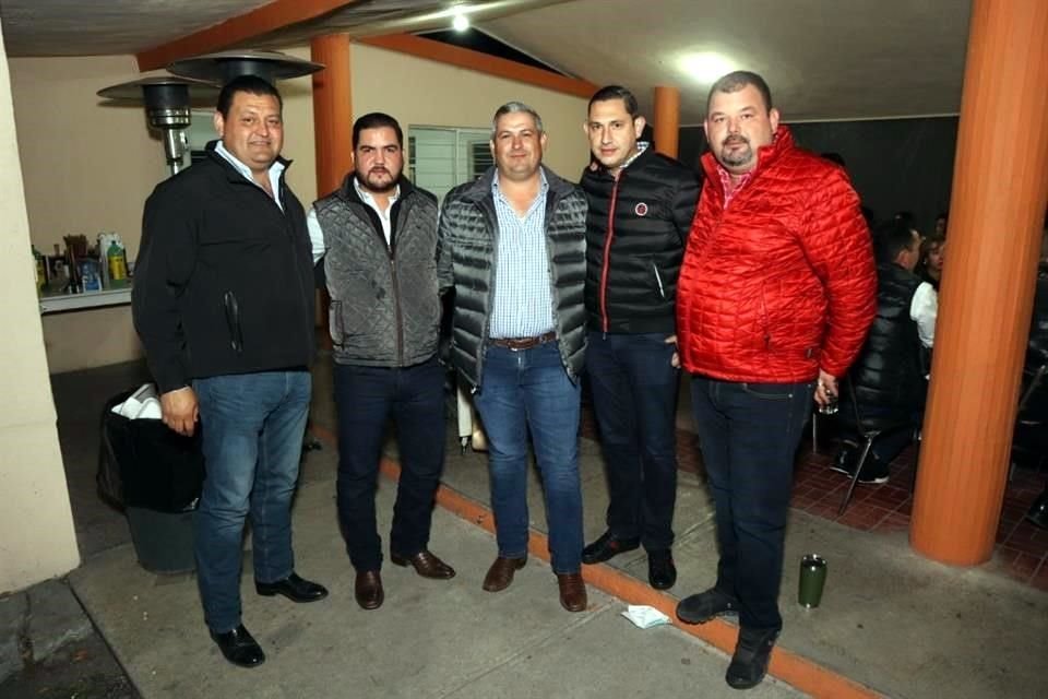Miguel Sepúlveda, Horacio Sepúlveda, Eduardo Sepúlveda, Filiberto Flores y José Cruz González