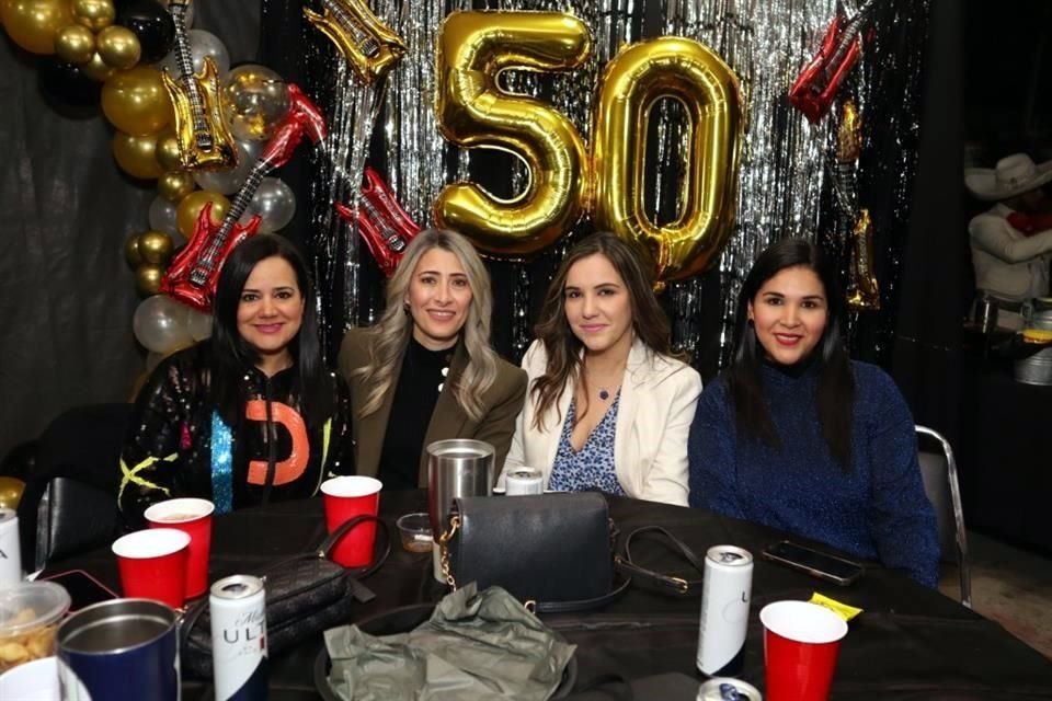 Cecy Mercado, Samantha Treviño, Nancy Sepúlveda y Gaby Galindo