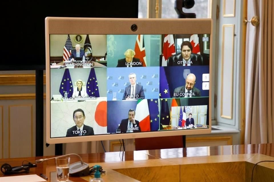 Los líderes del G7 se reunieron de manera virtual este jueves por la mañana.