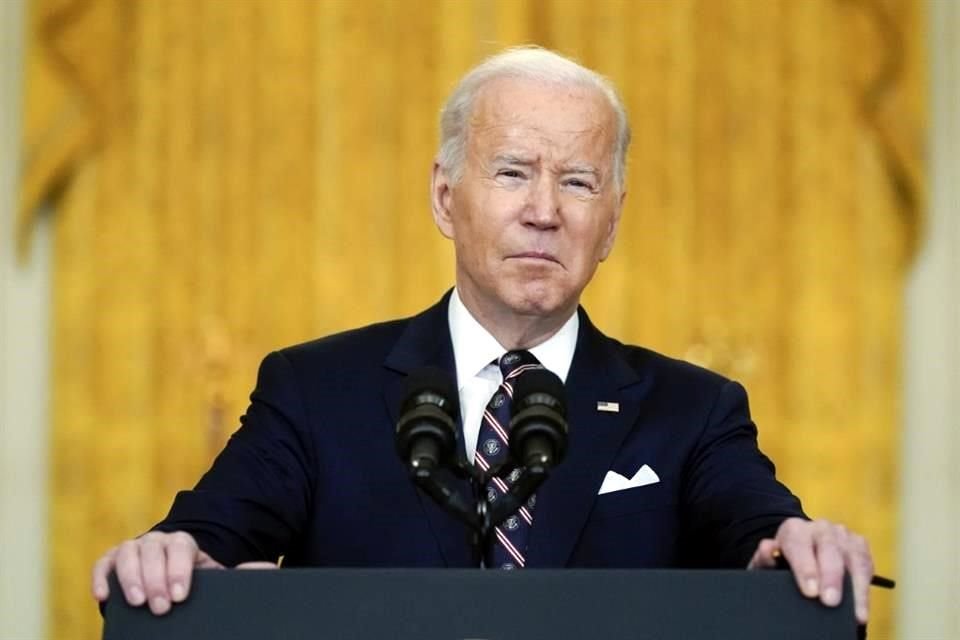 El Presidente de Estados Unidos, Joe Biden, en la Casa Blanca.