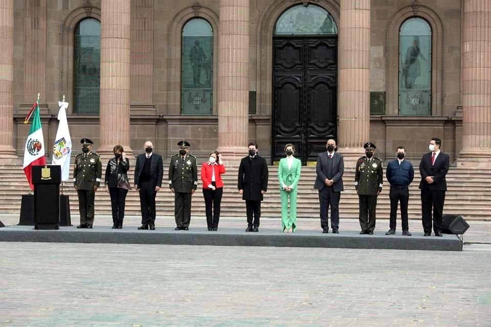 El Gobernador participó en un evento conmemorativo por el Día de la Bandera.