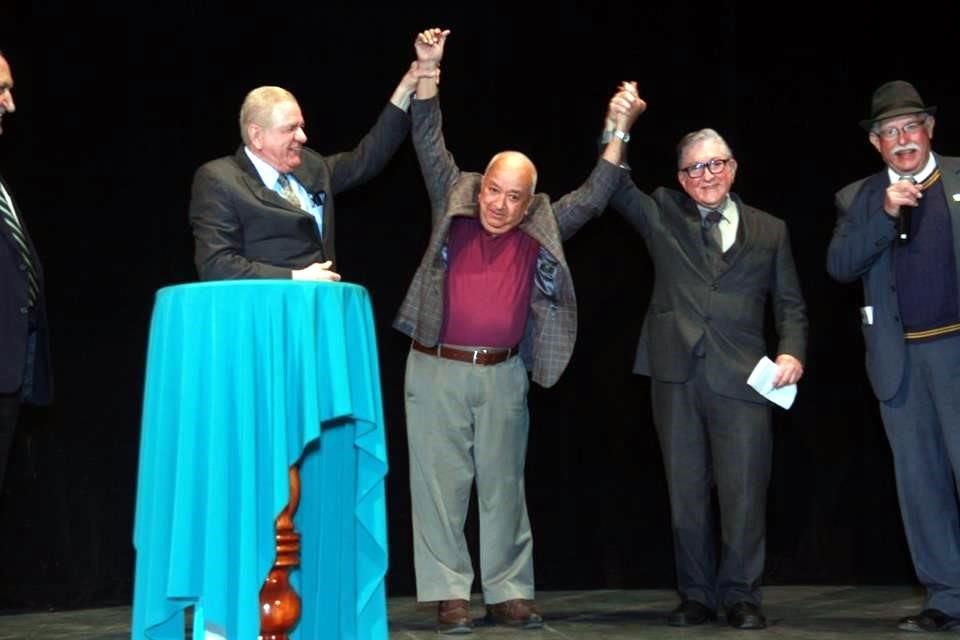 Jesús Ancer Rodríguez, Cuauhtémoc Zamudio de la Fuente, Sócrates Cuauhtémoc Rizo García y Juan Alanís