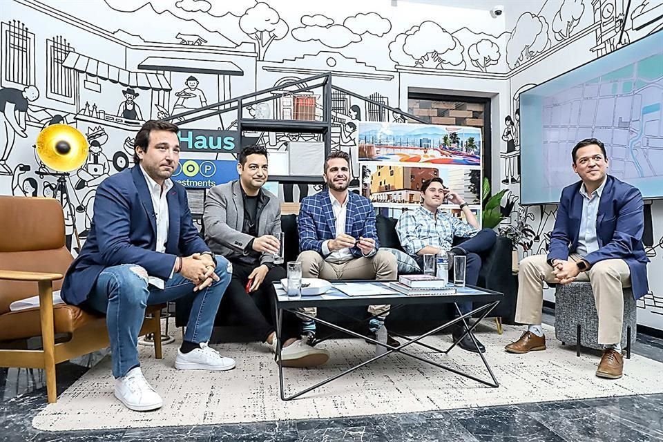 Enrique Rodríguez, Jorge Licón, Moris Dieck, Diego Ordóñez y Javier Villicaña.
