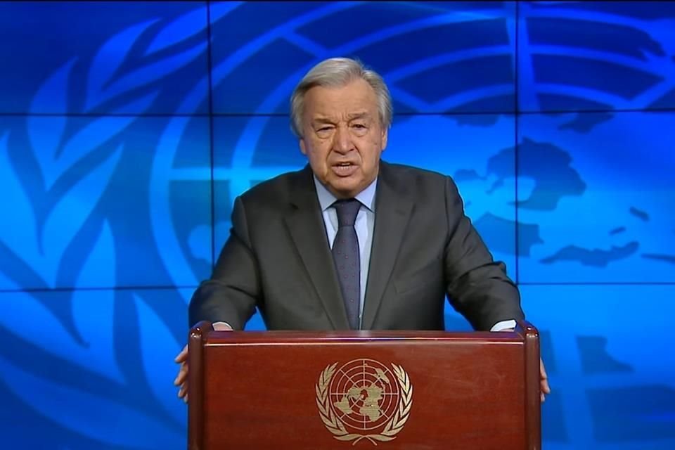 António Guterres, Secretario General de la ONU, dijo que los mayores contaminantes son culpables de 'incendiar el único hogar que tenemos'.