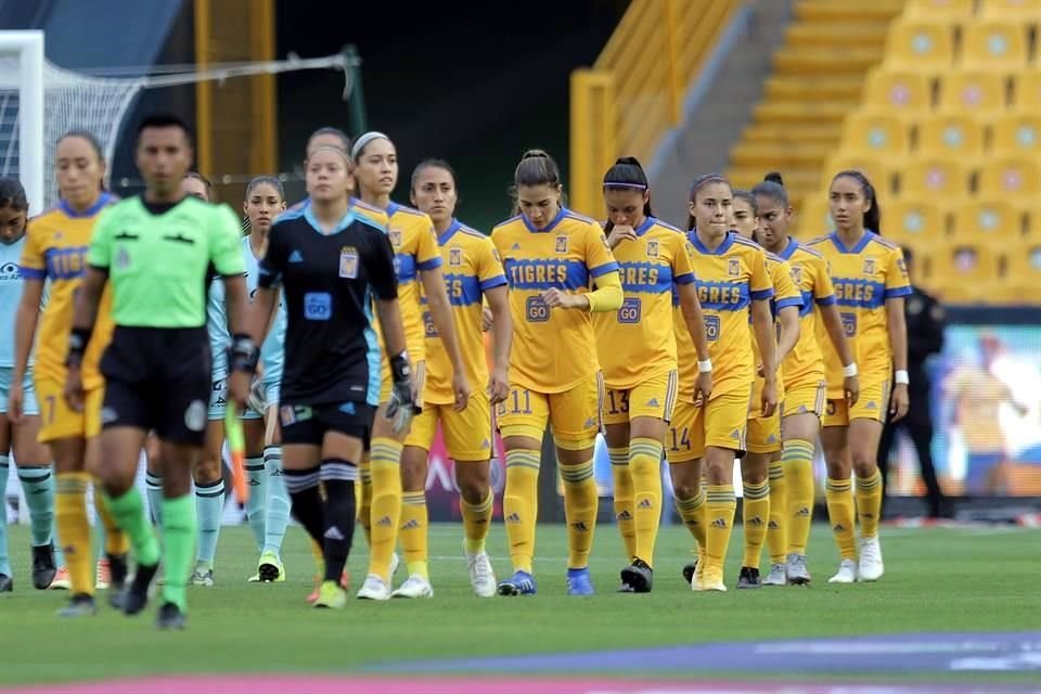 Tigres Femenil se presentó al partido como segundo lugar general, luego de la goleada de Chivas sobre Rayadas.