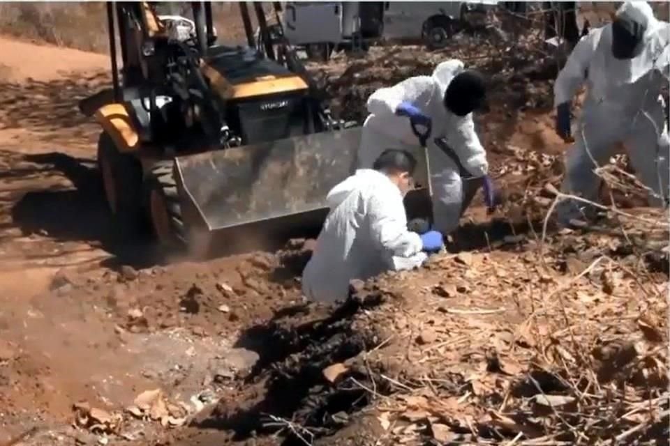 La fosa en un predio ubicado en El Saucillo, en Juanacatlán es uno de los 180 casos de atrocidades registradas de enero a marzo de este año.