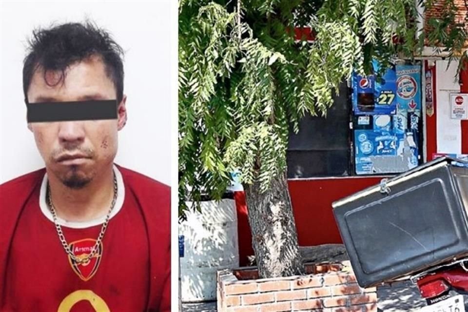 Óscar Gerardo, de 41 años, fue capturado en la Colonia Fuentes de San Miguel, en Guadalupe.