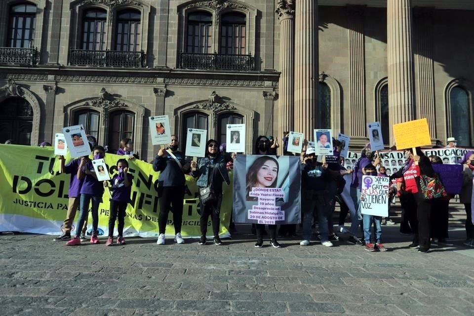 Los colectivos de búsqueda de personas desaparecidas nombraron a hijas, madres y hermanas.