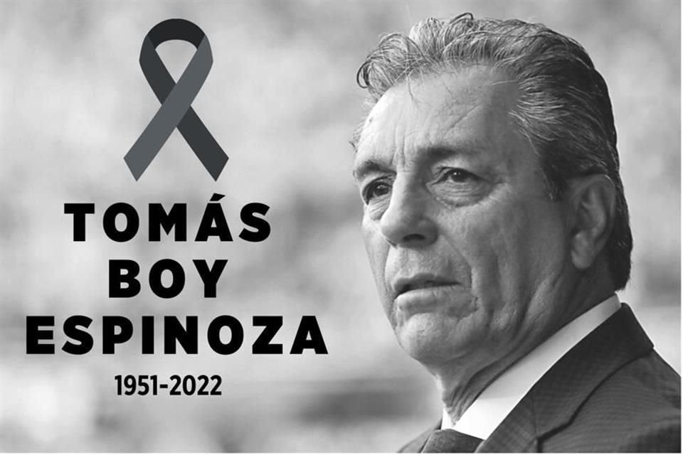 El histórico jugador de los Tigres, Tomás Boy, murió este martes a los 70 años de edad.