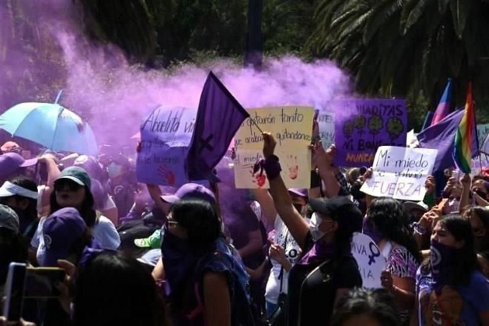 Las mujeres han realizado múltiples protestas en varias entidades por la violencia que sufren en el País. 