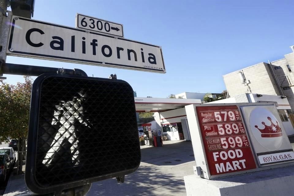 En el Área de la Bahía de San Francisco, California, el precio de la gasolina alcanzó los 5.79 dólares por galón.