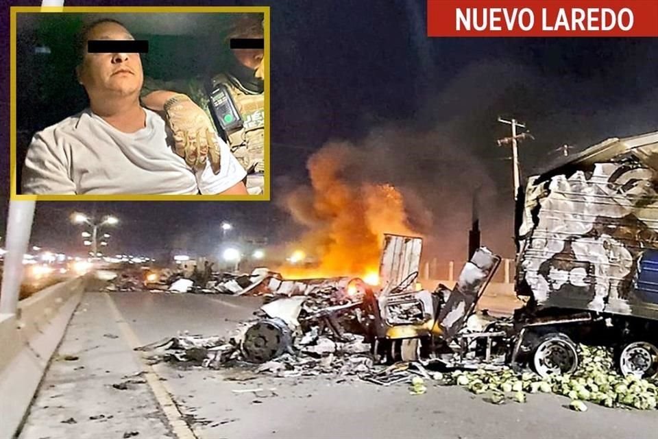 Juan Gerardo Treviño Chávez, sobrino del 'Z40', fue detenido el domingo; unas horas después sus sicarios pusieron en jaque a Nuevo Laredo.