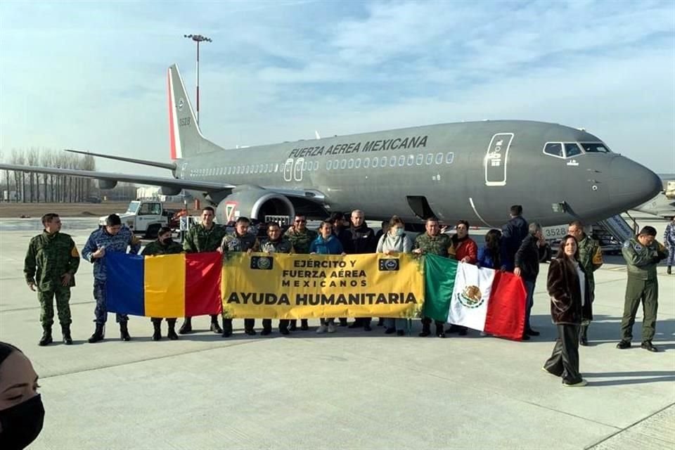 Este martes partió de Rumania el segundo vuelo de rescate para mexicanos que huyeron de Ucrania junto con sus familiares ante invasión rusa.