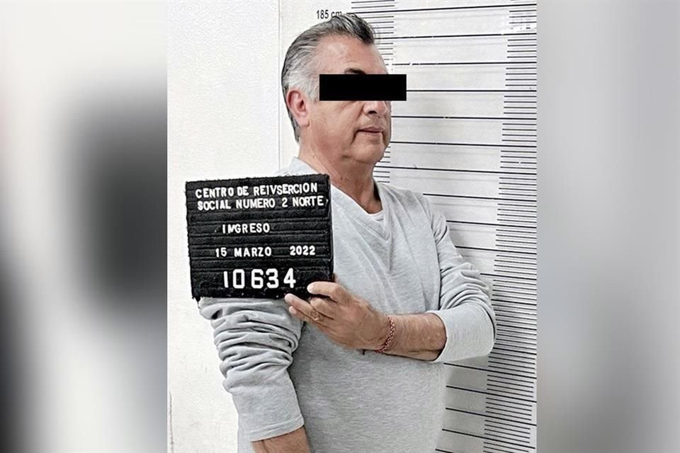 El ex Gobernador Jaime Rodríguez permanece internado en el Penal de Apodaca.