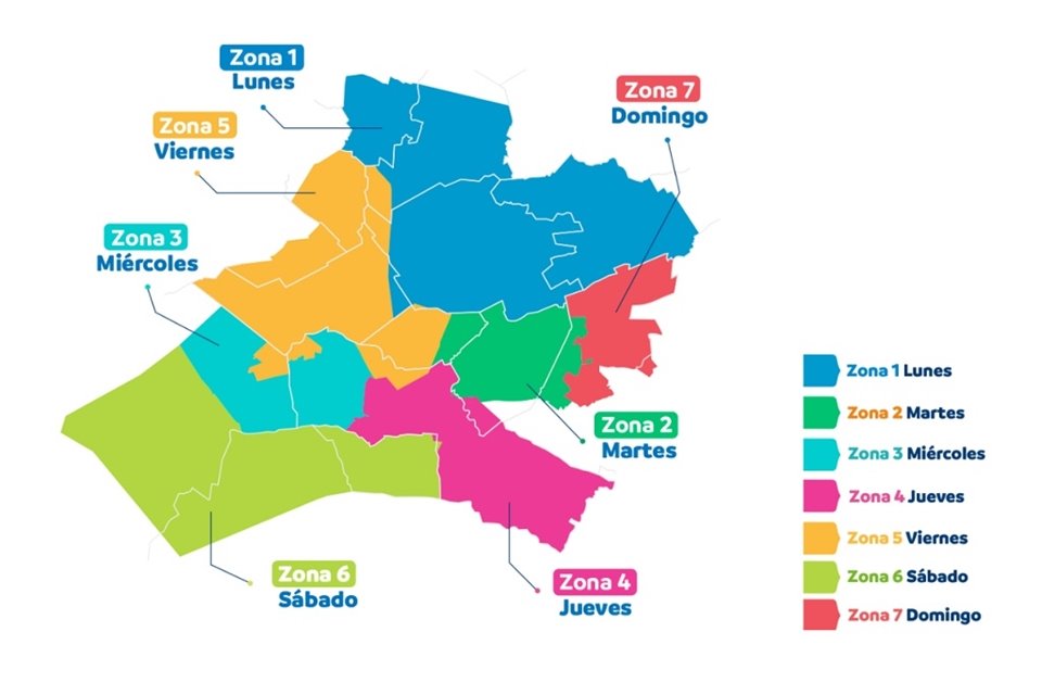 A partir del 22 de marzo, Agua y Drenaje realizará cortes a diario según las zonas en las que dividió el área metropolitana.