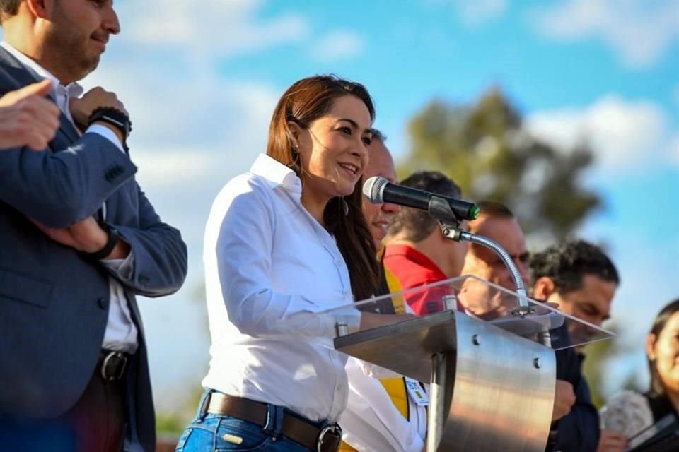Tere Jiménez contendió con la alianza Va por Aguascalientes.
