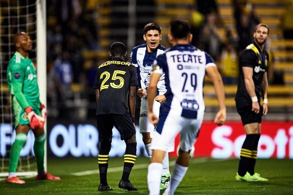 Con gol de Alfonso 'Plátano' Alvarado, Rayados empató 2-2 en su visita al Columbus Crew en la ida de Cuartos de la Concachampions.