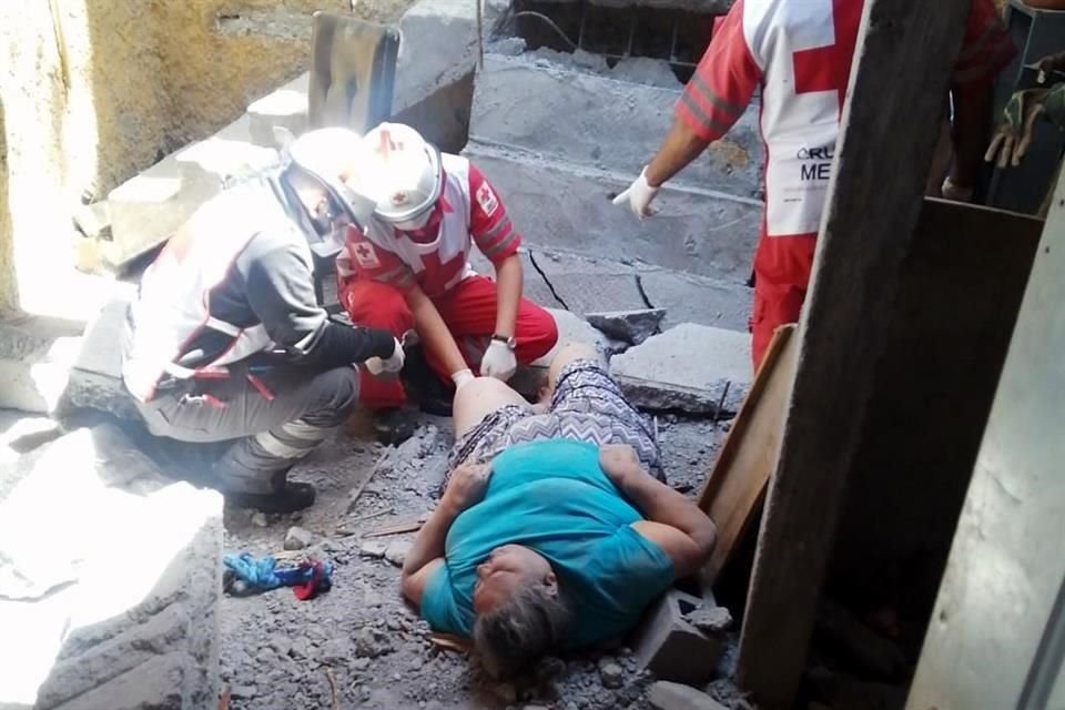 El accidente fue reportado en un domicilio de la calle Salomé, en el tercer sector de la mencionada colonia.