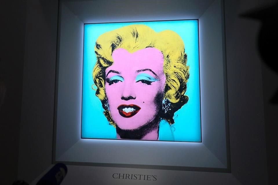 'Shot Sage Blue Marilyn', una de las obras más icónicas de la historia del arte, saldrá a la venta en Dls.200 millones.