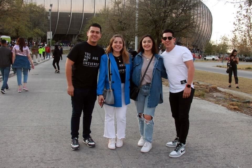 Cristian Rodríguez, Andrea Malagón, Nilza López y Fernando Rodríguez