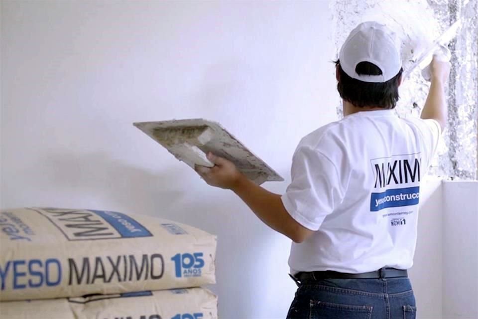 Yeso MAXIMO logra los mejores acabados.