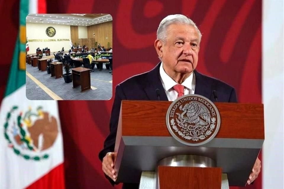 AMLO lanzó nueva amenaza para desmantelar al INE, al proponer reforma para que ciudadanos eligan por votación a consejeros y magistrados.