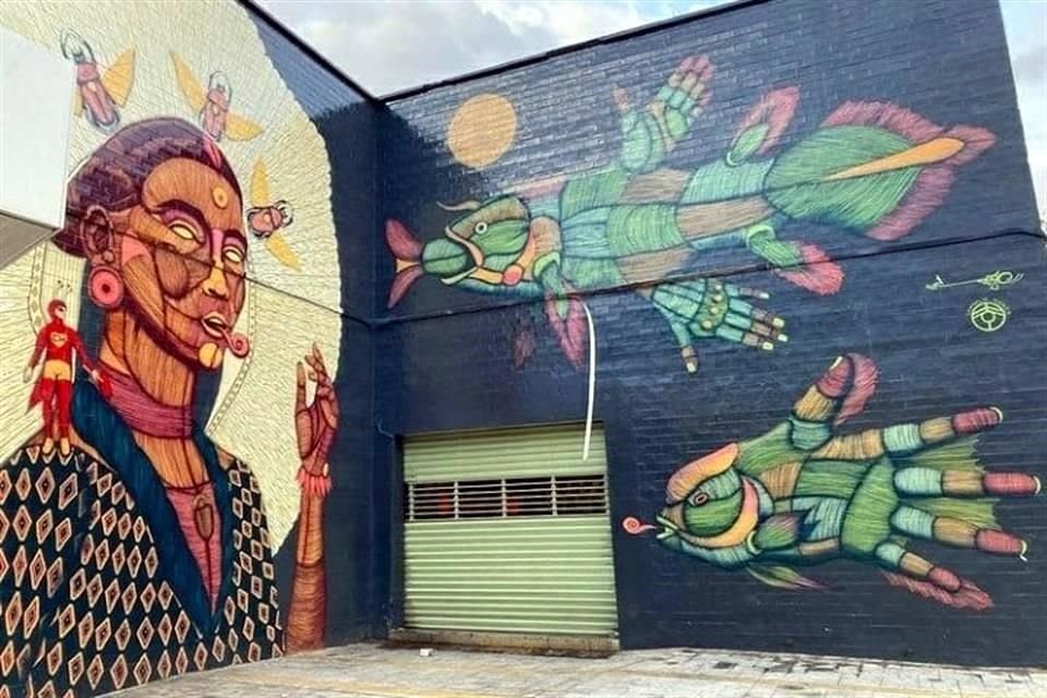 El mural fue borrado en marzo, la pieza se llamaba 'Mujer en Diálogo con el Progreso' y era del artista 'Sego'. 