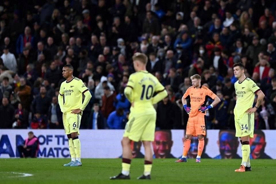 El Arsenal fue sorprendido en su visita al Crystal Palace.