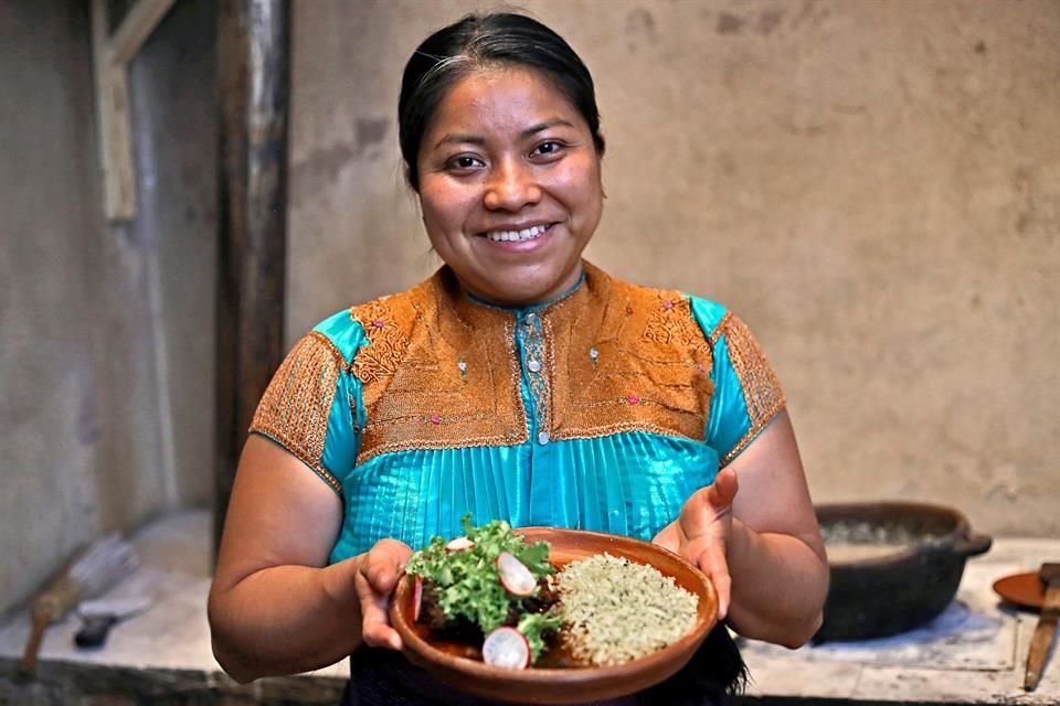 La joven tzotzil fue incluida recientemente en el listado 50 Next, que reconoce a las promesas de la gastronomía mundial.