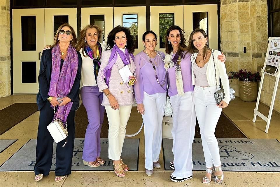Sonia Marcos, Catalina Farías, Diana Siller, Nora Calderón, Cristina Martínez y Nora Garza T. de Salazar