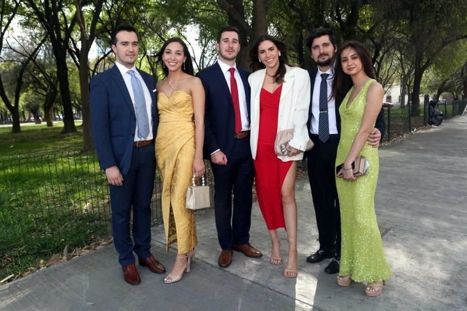 Christopher Van Den Ouweland, Karla Buenrostro, Arturo Astaburuaga, Daniela Hernández, Diego Vega y Marfier Suárez