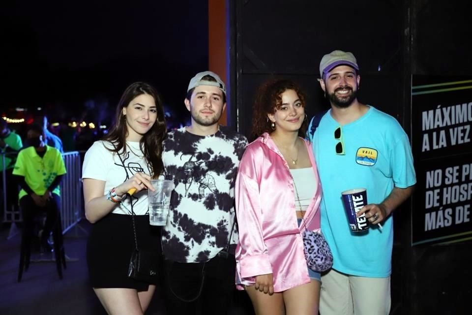 Eva Lozano, Marcelo Molina, Rebeca Alpuche y Jorge Medina
