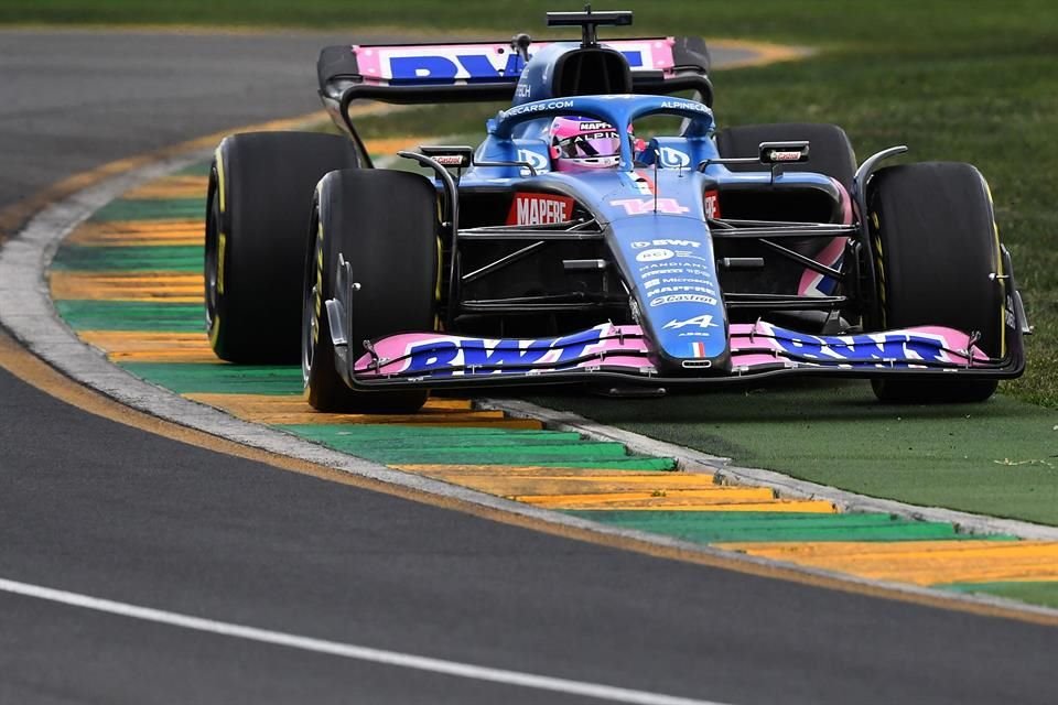 El Alpine de Alonso quedó en la cuarta posición.