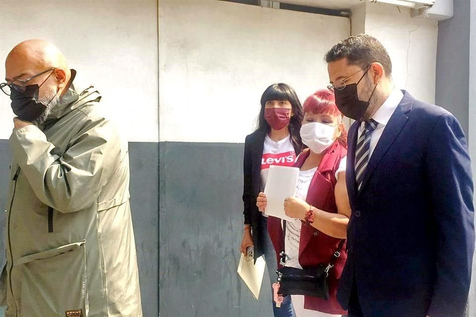 Martí Batres, secretario de Gobierno de Ciudad de México, encabezó ayer una reunión en el Centro de Convenciones Tlatelolco para apoyar la revocación de mandato.