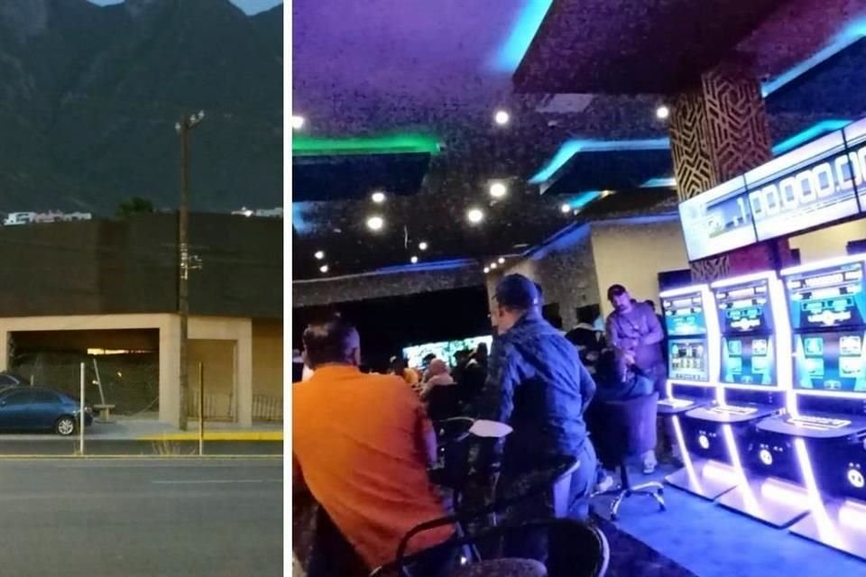 Aunque por fuera parece un inmueble abandonado, el nuevo casino ofrecía adentro un torneo de póker. 