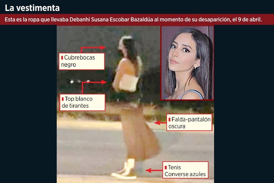 Según lo que dijo el chofer a los agentes que lo entrevistaron, para evitar problemas le tomó una fotografía a la ahora desaparecida.