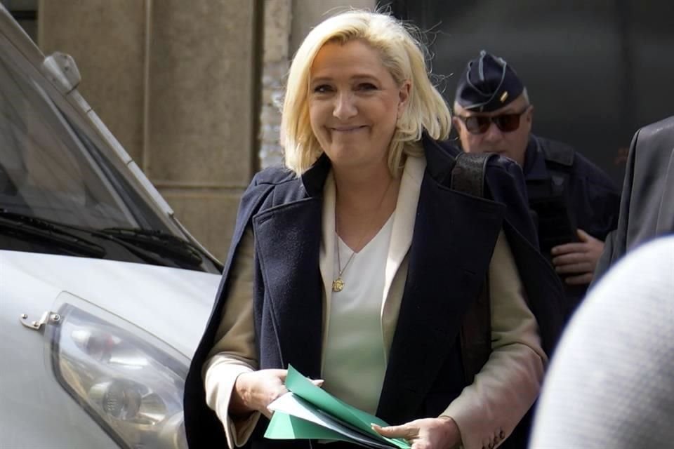 La aspirante de extrema derecha Marine Le Pen busca la Presidencia de Francia.