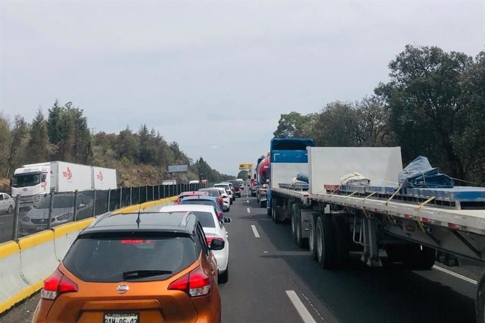 Las filas son de 12 kilómetros.