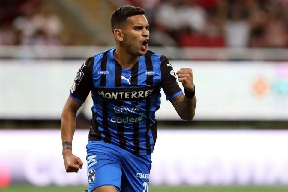 Sebastián Vegas marcó uno de los goles del Monterrey.