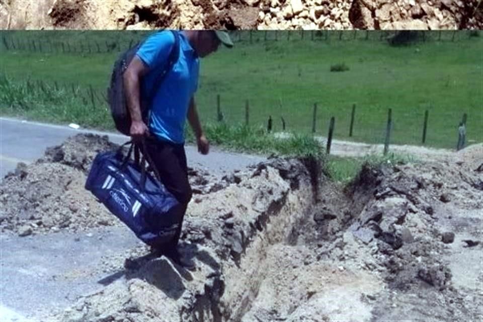 El bloqueo afecta a turistas y pobladores en el oriente de Chiapas.
