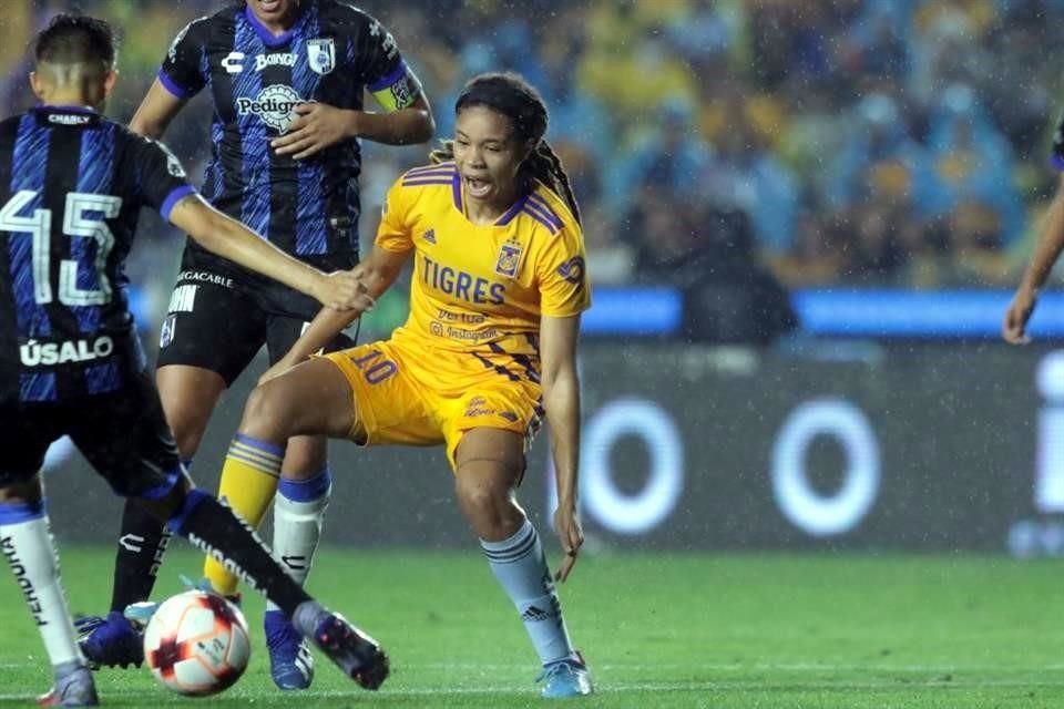 Tigres Femenil empata sin goles con Querétaro en el Universitario.