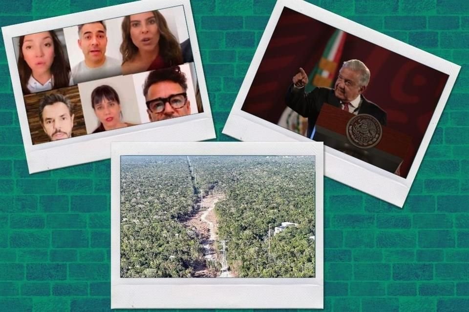 AMLO rechazó diálogo con ambientalistas en Tramo 5 del Tren Maya y que sólo podría recibirlos si acuden directamente a Palacio Nacional.