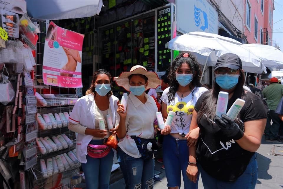 Sin fiestas, sin reuniones, la belleza pasó a segundo plano y en la calle Alhóndiga, el 'Callejón de la Belleza' esto ha sido devastador.