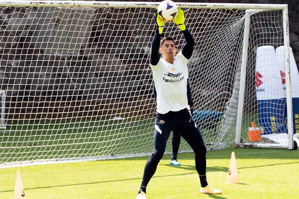 El portero auriazul se prepara para el duelo ante América.