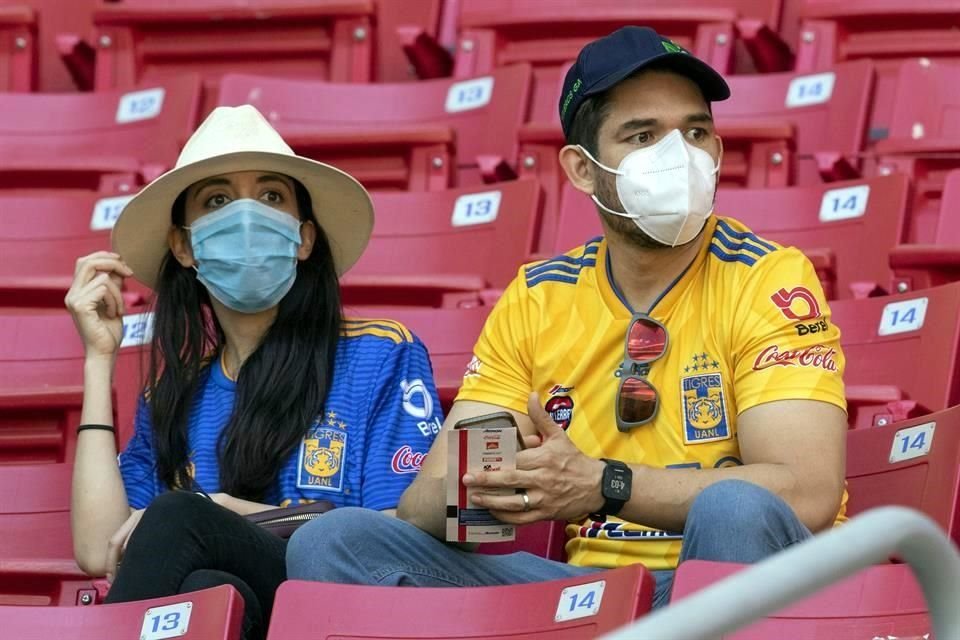 Los aficionados de Tigres no fallaron a la cita en el Estadio Akron.