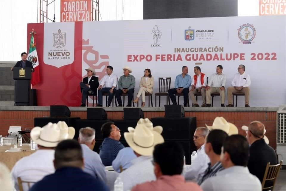 Autoridades estatales y municipales inauguraron la Expo Guadalupe 2022.