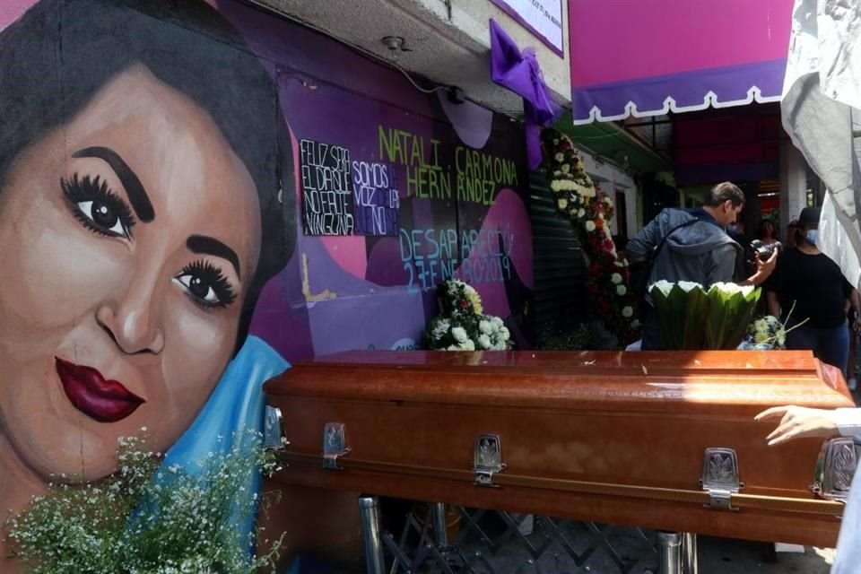 Durante el sepelio de Natali, su familia pidió a las autoridades detener a los responsables.