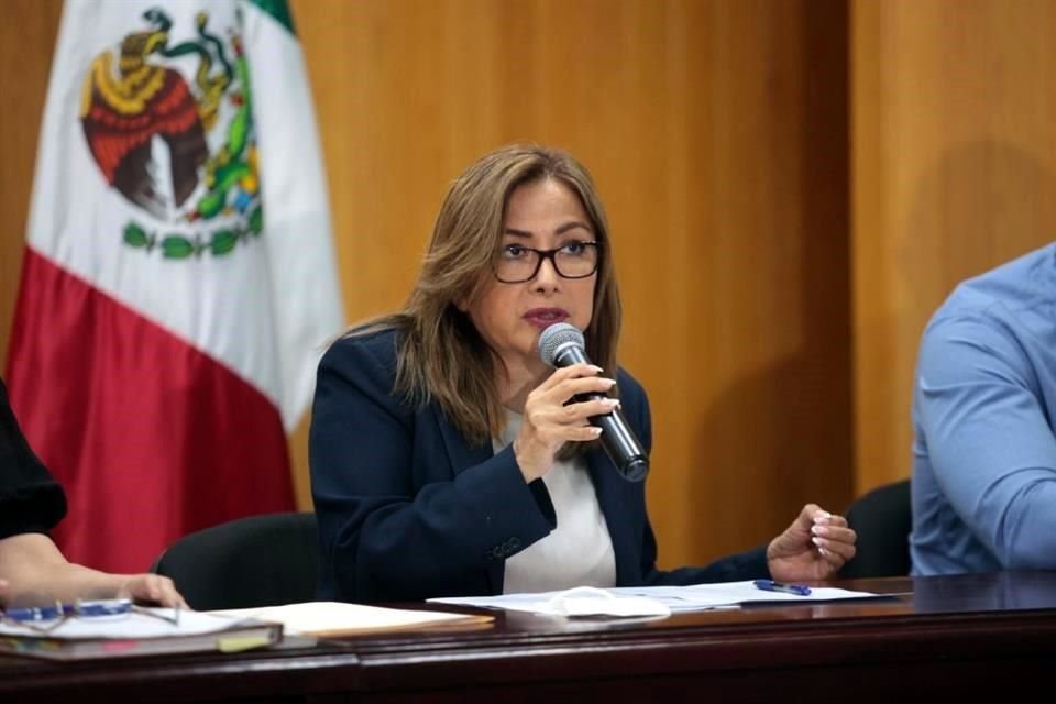 La Presidenta de la CEDH, Olga Susana Méndez Arellano.