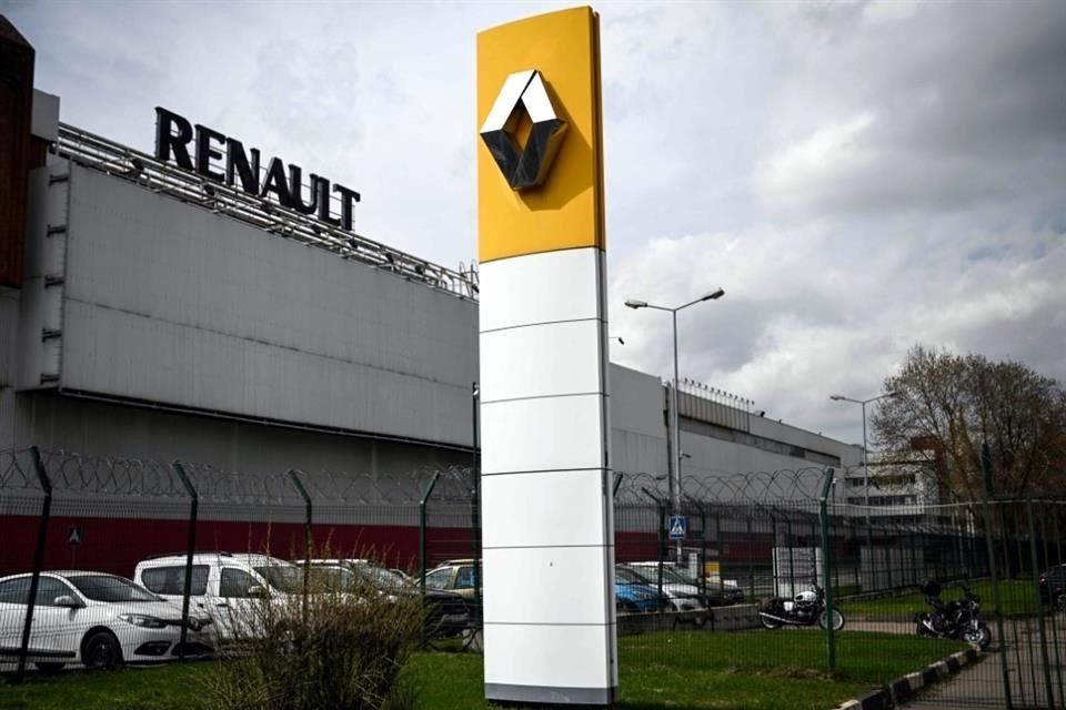 Vista general de la planta de Renault en Moscú, Rusia.