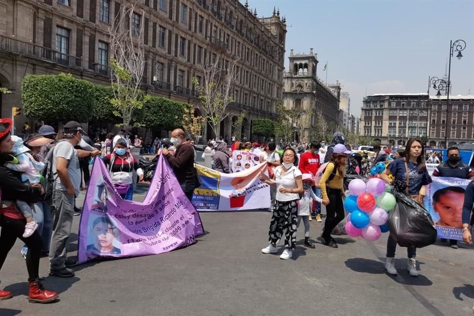 Familiares exigieron a las autoridades una pronta intervención en los casos de menores desaparecidos, así como pedir el cese de la violencia infantil.